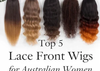Top 5 lace front wigs for Australian women including straight, wavy, curly, black and brown styles from Thalo Wigs