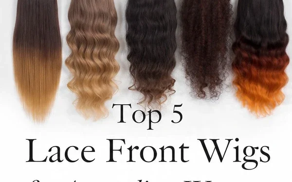 Top 5 lace front wigs for Australian women including straight, wavy, curly, black and brown styles from Thalo Wigs