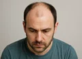 receding hairline
