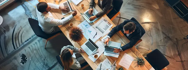 Team members working together to implement the top proposal automation software for their organization