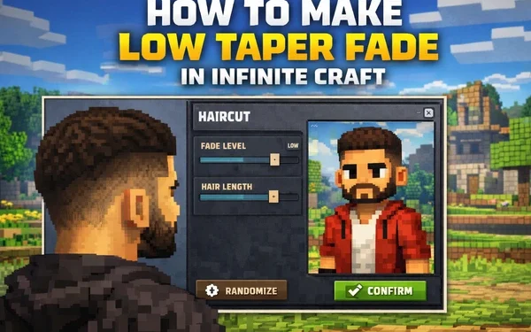 How to Make Low Taper Fade in Infinite Craft